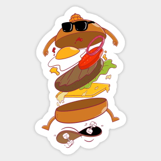 Rad Burger Sticker